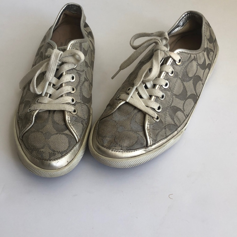 Coach Silver Sneakers